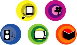 icons for Entertainment Weekly magazine